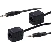 PRO2 PRO1363 3.5Mm Audio Cat5 Extender Stereo Balun For Analog Stereo Audio 3.5MM AUDIO CAT5