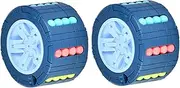 ERINGOGO 2pcs Boy Girl Decompression Bean Cube Toy Educational Puzzle for Color Cognition Imagination Creativity Development Portable Fun for Boys Girls