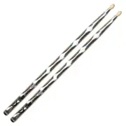 Vater Color Wrap 5A Silver Optic Drum Sticks