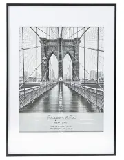 [Cooper & Co] Premium Metallicus Photo Frame 50x70cm Matt to 40x50cm in Black