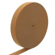 Elastic Band, 0.7" x 15 Yard Knit Elastic Bands for Sewing (Brown)