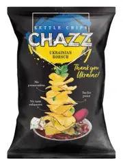 CHAZZ UKRAINIAN BORSCH Flavor Kettle Potato Chips Crisps Snacks 90g 3.1oz