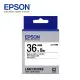 (聊聊享優惠) EPSON LK-7WBN C53S657401標籤帶(一般36mm )白黑(台灣本島免運費)