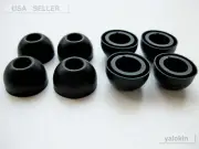 New 8pcs Black Large (L) Replacement Earbuds Tips for Motorola S9-hd S9 Headsets