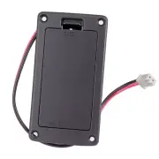 4X(9V Flat Mount Guitar Active Pickup Battery Cover Hold Box Battery3662