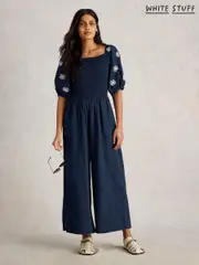 White Stuff Blue Reese Jumpsuit (F97347) | $173