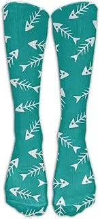 [XMKWI] Fish Skeleton Girls Classic Athletic Crew Sock Stocking Comfort Compression Socks