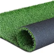 OZNALA 10SQM Artificial Synthetic Grass Turf Plastic Green Fake Plant Lawn Floor 15mm