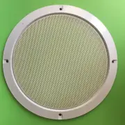 8" All White Speaker Cover Metal Mesh Grill ABS Frame For Car Audio DJ PA Speake