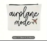 Aviation Theme Make up Charger Stationery Bag Pilots Travellers Flight Attendant
