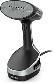 [Tefal] Handheld Clothes Steamer, Powerful 90g/min Steam Boost, Ready To Use In 25 Seconds, Black And Silver, DT8250