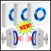 Caregiver Pager Wireless Motion Sensor Alert Alarm 3 Receiver + 2 Monitor
