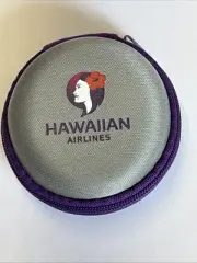 Hawaiian Airlines Ear Buds With Zipper Case