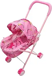 Doll Stroller for Stroller Simulation Compact Lightweight Design for Pretend Play Years