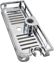 Hanging Shower Caddy Shelf, Shelf Organizer No Drilling 24Mm-25Mm Shower Pole Ra