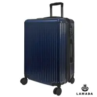 在飛比找momo購物網優惠-【LAMADA 藍盾】24吋流線典藏系列行李箱/旅行箱(藍)