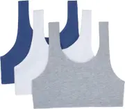 Girls' Cotton Built-Up Stretch Sports Bra