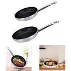 Frying Pan Cookware Egg Frying Pan for Gas Stoves Indoor Outdoor Induction