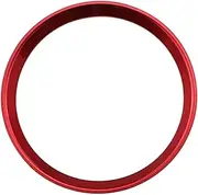 Tianwu05 Fit for Mercedes Benz A B C E CLA CLS GLC GLE GLS SLC 2015-2021 Car Steering Wheel Circle Ring Cover Trim Sticker(51mm Red)