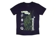 Linkin Park Unisex Adult Reanimation Robot Sketch T-Shirt (Navy Blue) - UTRO12055