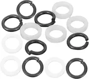 BESPORTBLE Guitar Fixing Buckles Guitar Strap Locks Plastic Strap Blocks Non-slip Pad