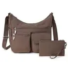 Baggallini Everywhere Bagg - Hobo Crossbody Bag for Women with RFID Wristlet –