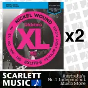 2x D'Addario EXL170-5 5-String Bass Strings 45-130 Daddario *SET OF 2 PACKS*