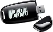 3D Pedometer for Walking, Simple Walking Step Counter with Removable Clip and St