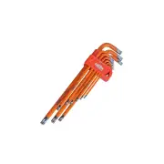 888 Series 9Pcs Long Series Key Set - Torx Tamperproof Double Ended Cr-V Steel