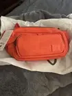 Lug Hitch Papaya Matte Luxe Vegan Leather Belt Bag. New W Tag.
