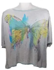 Diva General Collection Butterfly Top shirt. 100 Rayon