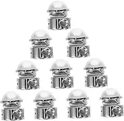CIMAXIC 10Pcs Cord Locks Spring Loaded Drawstring Buckles for Clothes Bags and Outdoor Gear Easy to Install Smooth Surface for Skin and Safety