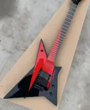 Cstm Ace Frehley AF 40-V Rare Guitar Black/Red Special Production Gift