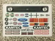 Escort Mark 2 1:10 scale Sticker decal set Kamtec 1300 Saloon RC racing