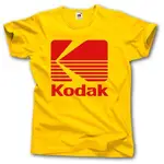 KODAK 柯達標誌相機襯衫快遞復古舊照片攝影運動男士T恤聖誕禮物