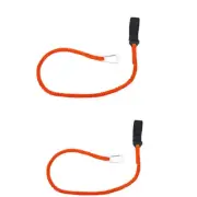 Paddle Holder System Two Elastic Straps Designed for Safe Use on Boats