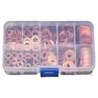 Assortment Kit With Box Copper Washer Gasket Nut And Bolt Set Flat Ring Seal