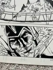 Original Warlord comic art #91 Dan Jurgens Dan Adkins created by Mike Grell