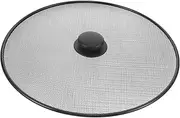 Ipetboom Stainless Steel Frying Pan Splatter Guard Oil Splatter Screen with Sturdy Handle Multi Functional Grease Protection for Home Cooking and Restaurant Use