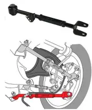 SPC Rear Lateral Arm #67550 for Acura TLX, TL, TSX and Honda Accord, Crosstour