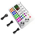 F998Pro Live Audio Interface Voice Sound Card Bluetooth5.3 W/ DJ Mixer Effects