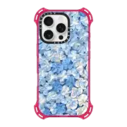 iPhone 16 Pro Bounce Case MagSafe Compatible Blue Hydrangea Iphone Case By Ann Upton