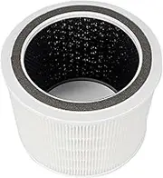 Air Filter Parts 3-in-1 True HEPA H13 Replacement Filters ，Compatible for LEVOIT ，Core 200 Air Purifier, Core PM2.5 Air Purifier Filter