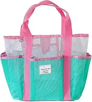 [Generic] Beach Tote Bag,Large Mesh Reusable Beach Tote - Women's Luggage for Travel Luggage Outdoor Cruise Picnic Camping Hiking Lake Family Resort Gym Boat Sports