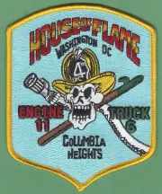 DISTRICT OF COLUMBIA ENGINE 11 TRUCK 6 COMPANY FIRE PATCH COLUMBIA HEIGHTS
