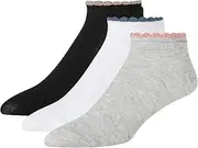 [TED BAKER] Women's 3 Pack Double Cuff Low Cut Socks