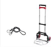 FSNEODYV Shopping Trolley， Portable Foldable Aluminum Alloy Shopping Cart for Family Travel and Office Use Lightweight