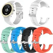 [Senter] Quick Release Premium Soft Rubber Replacement Straps for Suunto Spartan Trainer Wrist HR Smart Watch