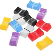 SECFOU 12pcs Potentiometer Cap Mixer Accessories Sound Console Slide Mixer Slider Caps Countertop Appliance Slider Potentiometer Knob Slider Shafts Sound Console Knobs Mixer Slider Knobs