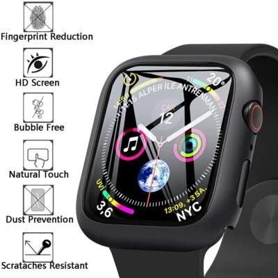 iWatch 42/40/44mm Bumper Case Protector Hard Screen for Apple Watch 6 5 4 3 SE